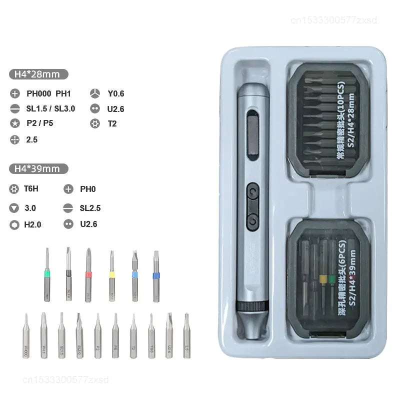 Electric Precision Screwdriver – 48 Magnetic Bits, Fix It Faster