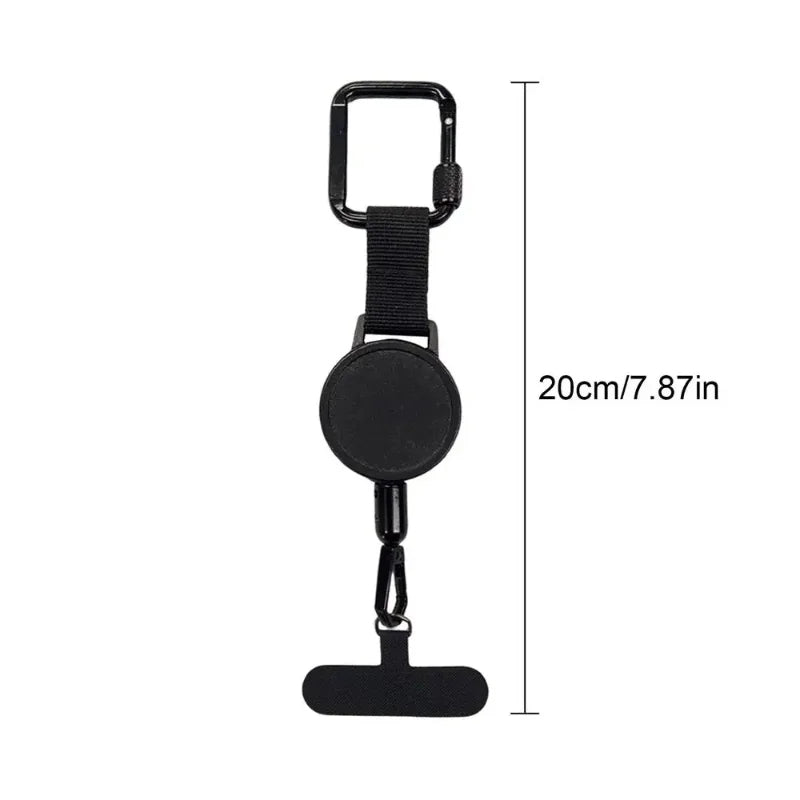Black retractable retractable anti-theft phone holder